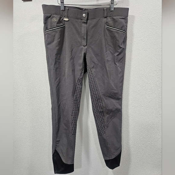 USG silicone full seat riding breeches - Picture 1 of 13